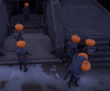 Pumpkin heads