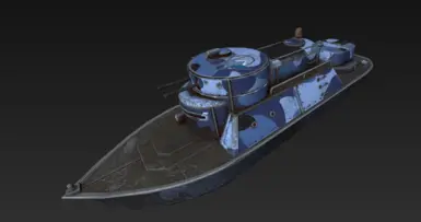 Warden blue camo mod