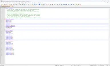 Config / settings INI file