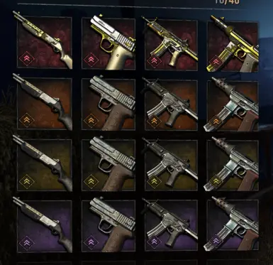 More variety/logical gun tiers