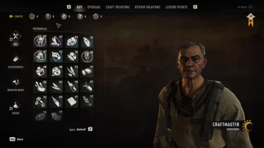 DL2 Economy Overhaul - Fair prices for resources and gear. All resources and Infected Trophies for sale at the Craft Master in high amounts. Valuables sell for more gold. Increased loot de-spawn timer and decreased dismantling timer plus more.
