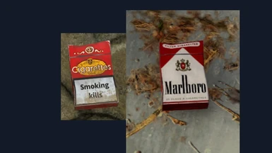 Cigarettes - Vanilla vs Mod