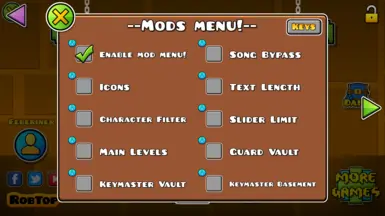 I updated my GD mod menu : r/geometrydash