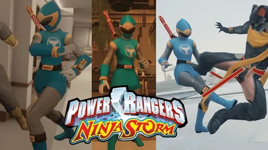 Power Ranger Ninja Storm Blue Ranger
