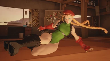 Cammy(Fortnite) with physics