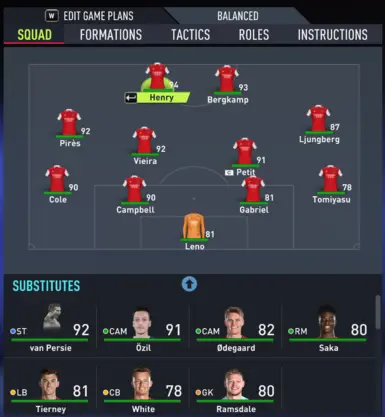 Icons in Career Mode - Squad File - FIFA 18 at ModdingWay