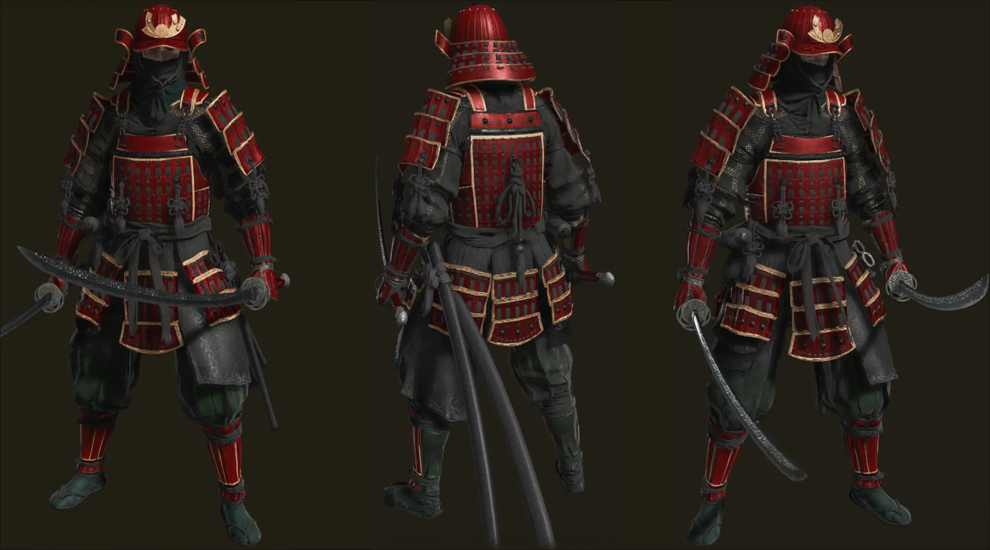 Genichiro's Envoy Armor - Royal Lands of Reeds Set at Elden Ring Nexus ...