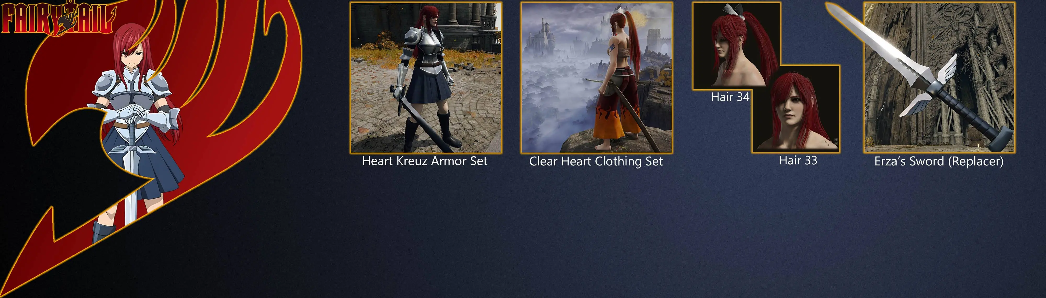 Erza Scarlet - Fairy Tail v2 at Skyrim Nexus - Mods and Community