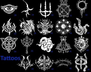Modders Resource 4K Sigils Insignias and Tattoos at Elden Ring Nexus  Mods  and Community