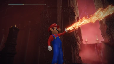 Mario Fire in Lake of Rot!