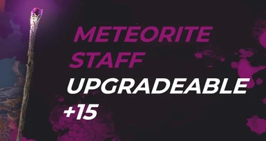 Meteorite Staff Upgradeable (Plus 15)