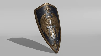 Golden Wing Crest Shield - Unique
