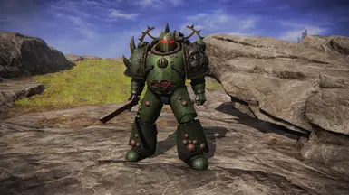 Warhammer 40000 - Plague Marine Armor Set