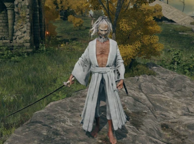 Clipped Snow Witch Robe+Leggings
