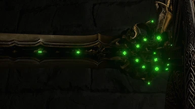 Animated glowing sword