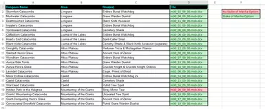 Spreadsheet Screenshot