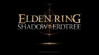 Elden Ring Shadow of the Erdtree Main Menu
