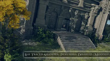 Ray Traced Shadows: Penumbra Disabled (Modded)