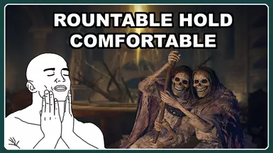 ROUND TABLE HOLD COMFORTABLE