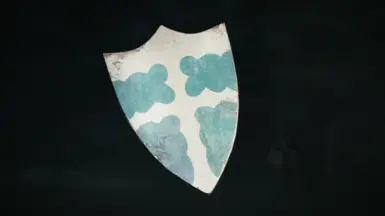 Teal Cream Kite Shield