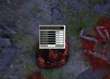 Gesture Key Bindings