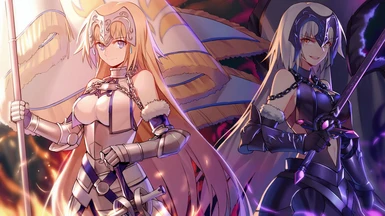 Jeanne Darc and Jeanne Alter from Fate series