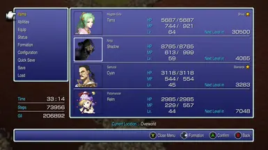 Old Ver Menu Portraits - Magicite