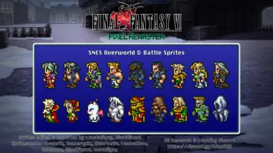 Here's the first official screenshot of the Final Fantasy 6 Pixel Remaster