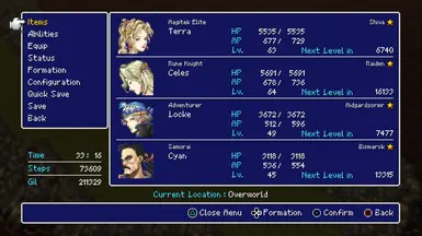 Retro UI - Menu