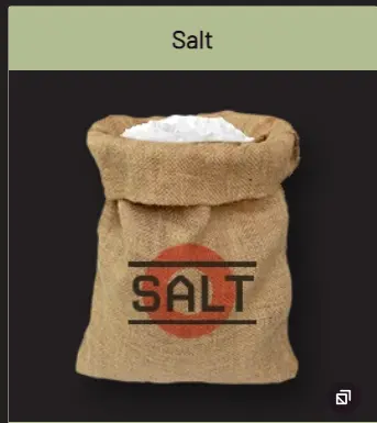 Stone to Salt Recipe