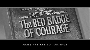 The Red Badge of Courage Loading Screen