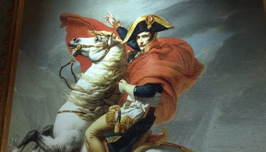 Napoleon painting close-up
