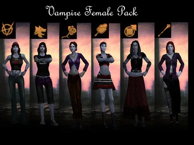 Vampires male pack Pc. by Marius217 addon - Vampire: The