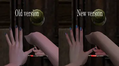 New hands texture