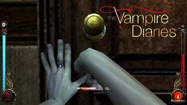 New Male Hands with The Vampire Diaries Ring