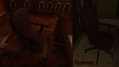 Leather office chair (both normal and ruined versions, as used in-game)