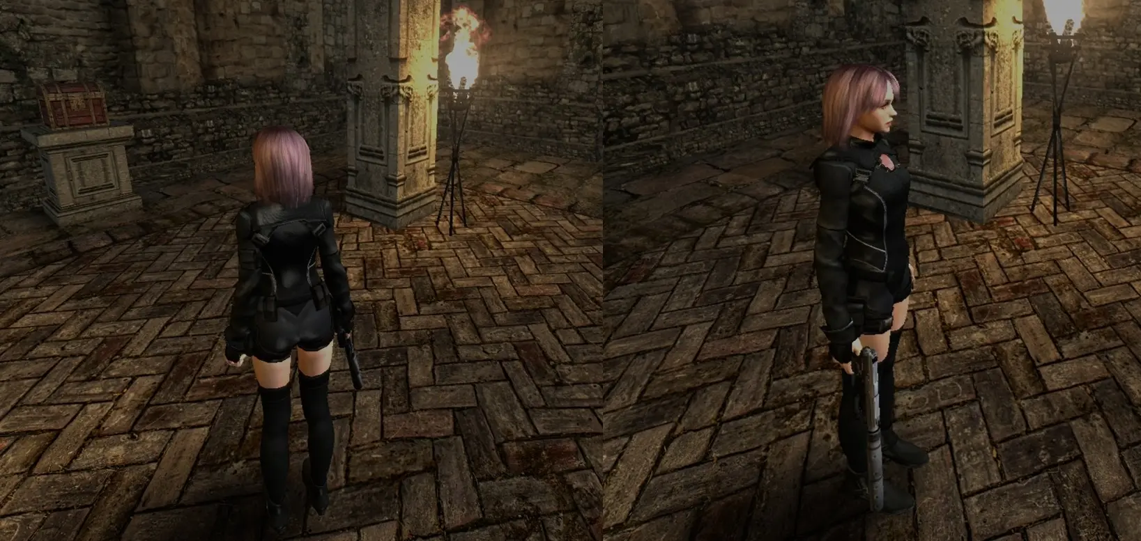 Ashley Wesker Battlesuit and Leon support UHD at Resident Evil 4 Nexus -  Mods and community