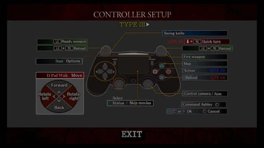 Refined Controller Mapping RE4 UHD