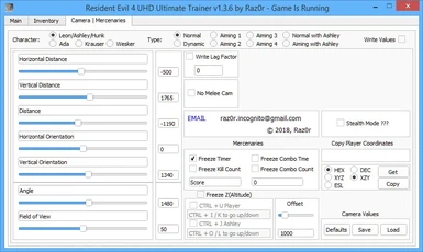 Help with Resident Evil 4 +36 Trainer by kerin