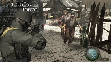Resident Evil 4 - Mercenaries Snow Village