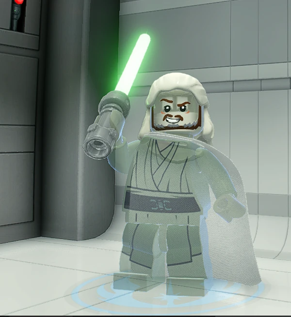 Bowie's Force Ghost Qui-Gon Jinn at Lego Star Wars: The Skywalker Saga ...