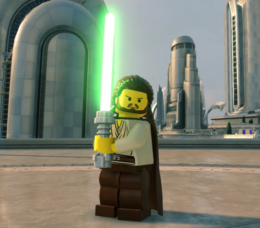 Classic Qui-gon Jinn At Lego Star Wars: The Skywalker Saga Nexus - Mods 