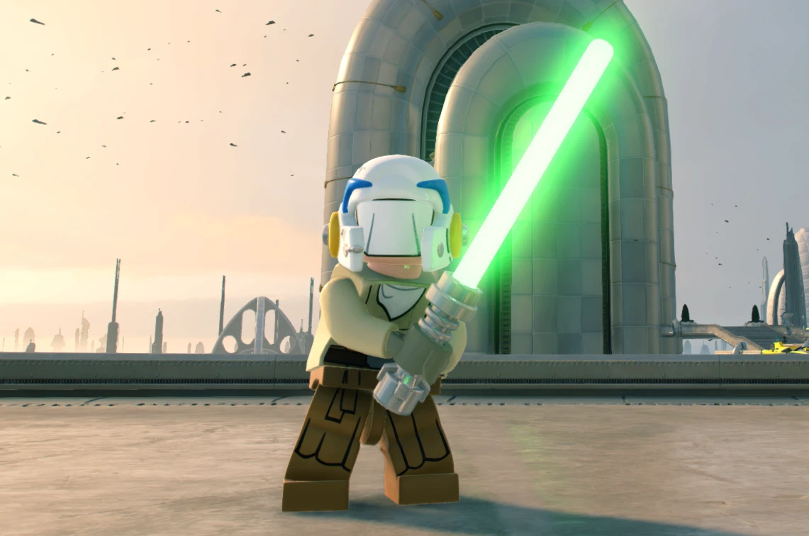 Training Flashback Luke Saber Color Fix at Lego Star Wars: The ...