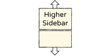 Higher Sidebar