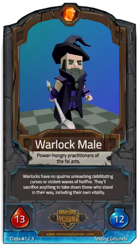 Male Warlock Variant