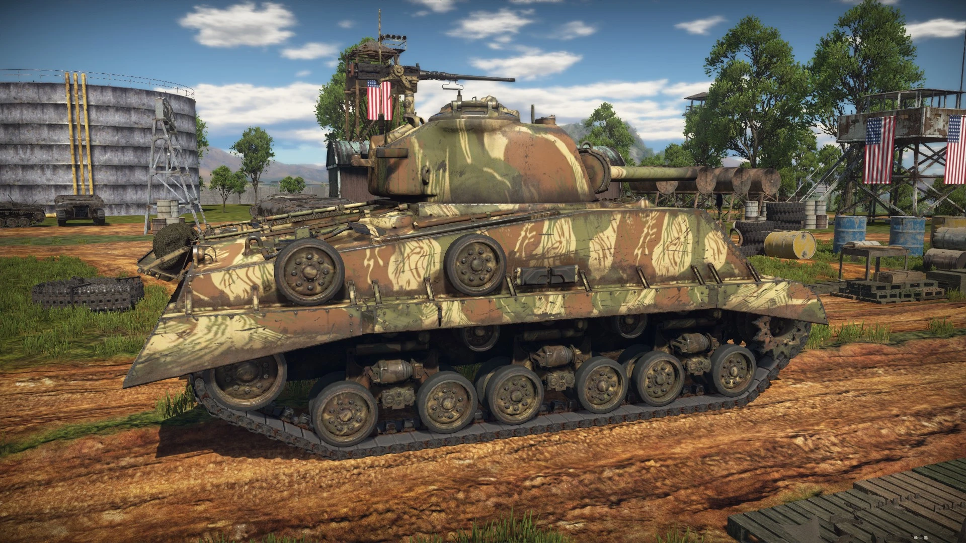 M4A3 105 Sherman - Rhodesia at War Thunder Nexus - Mods, Skins, Addons