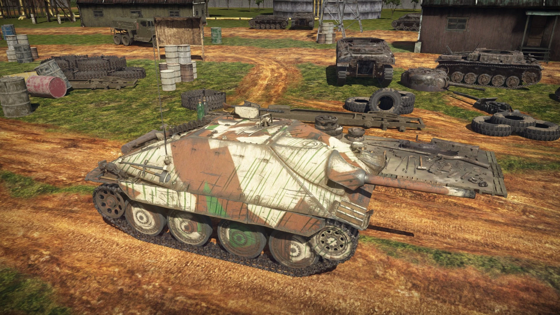 war thunder mods that help outline tanks in realistic battle