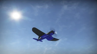 F4U-1a Corsair Blue And Black Night Fighter