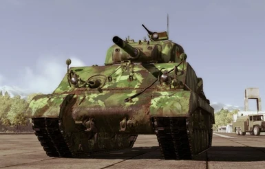 M4A3 (105) Sherman Woodland Camo