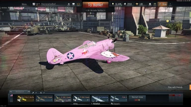 Hello Kitty P-36C Hawk